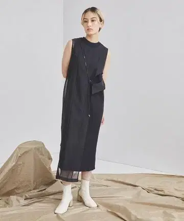 unitedtokyo 슬래시 레이어드 원피스 사이즈 0