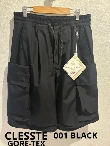 CLESSTE GORE-TEX HALF PANTS 001 black