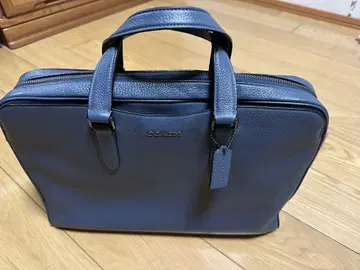 다크 블루 가죽 비즈니스 백