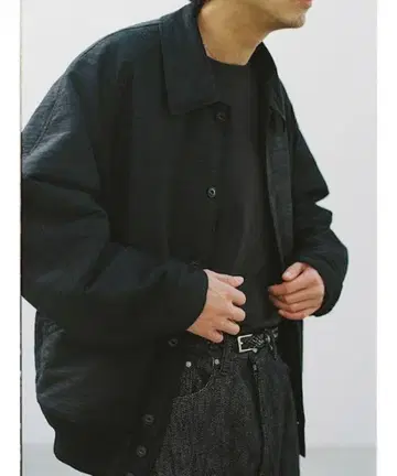 LIDNM WILD SILK PADDED BLOUSON M 사이즈