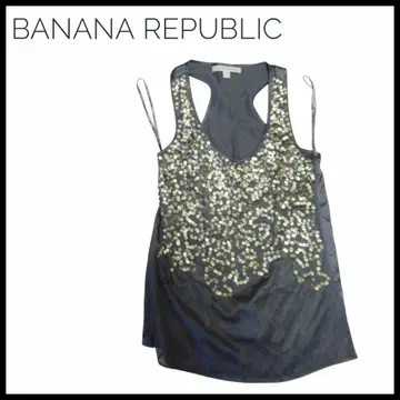 BANANA REPUBLIC 비즈 장식 탱크탑 S