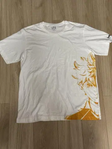 UNIQLO UT 하이큐!! 히나타 쇼요 티셔츠 L 사이즈 화이트