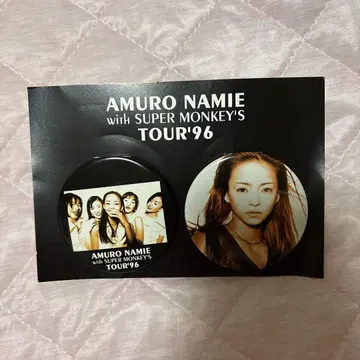 아무로 나미에 tour '96 캔뱃지 2세트