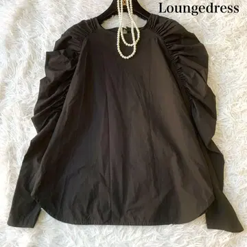 Loungedress 볼륨 숄더 블라우스 퍼프 슬리브 정가 1.6만