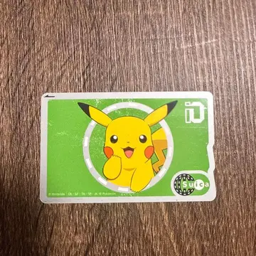 [ 사용 불가 ] 피카츄 suica JR 동일본 포켓몬 한정판 수박