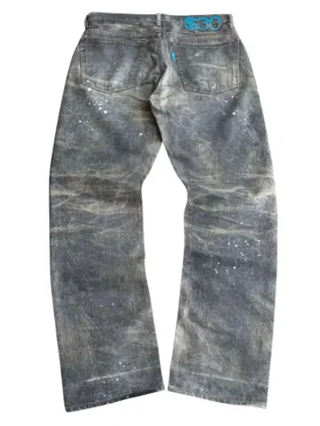 swagger grey 'PRIDE' denim
