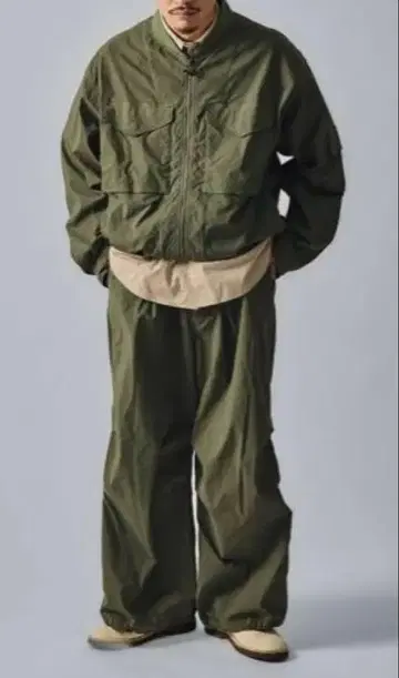 J.S.Homestead / 가먼트 다이 나일론 HAKAMA 팬츠