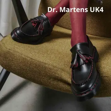 [ 새상품급 ] ADRIAN 레드 스티치 태슬 로퍼 Dr. Martens