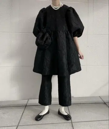 perna 자카드 셋업 블랙
