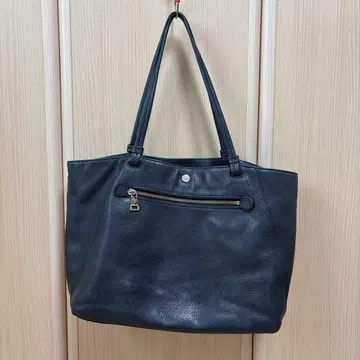 탑카피 TOPKAPI 토트백 가죽 숄더 블랙