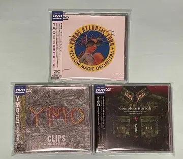 YMO 초기 라이브 영상 등 DVD 3 타이틀 묶음 판매