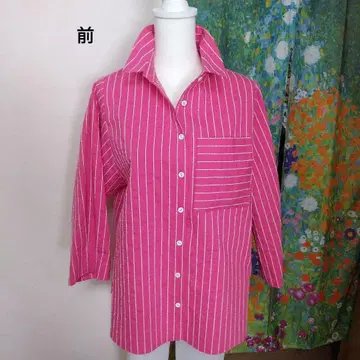 빅 셔츠 블라우스 (로즈 핑크)