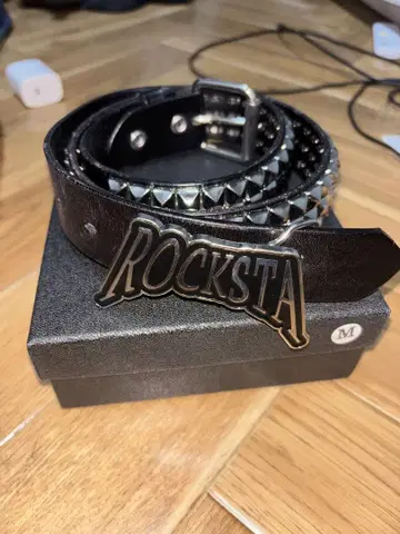 ROCK STA 스터드 벨트 opium y2k