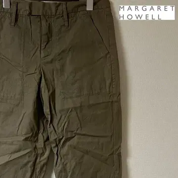 MARGARET HOWEL/와이드 포켓 팬츠/2/카키