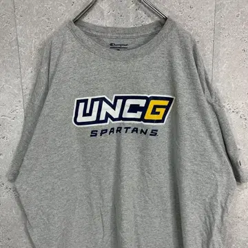 챔피온 UNCG 노스캐롤라이나 대학교 팀 로고 티셔츠 2XL