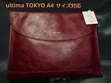 미사용 새상품 ultima TOKYO 울티마 도쿄 레드 클러치백