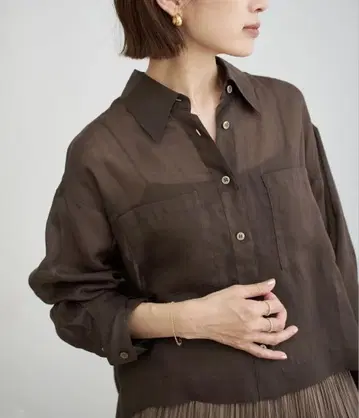 IENA 라미 숏 셔츠