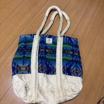 Pendleton 토트백 컬러풀 기하학 무늬