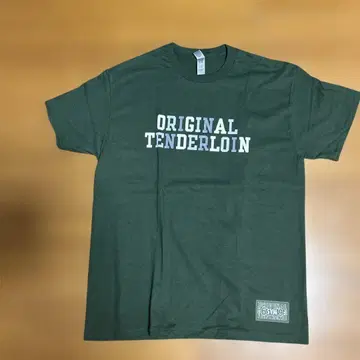 레어! 점포 한정판! 텐더 로인 TEE 2A GREEN L 새상품