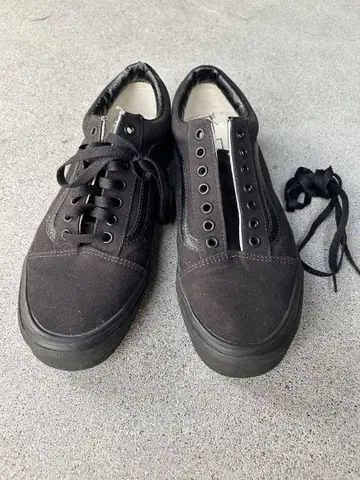Vans sk8 LOW 올블랙 스니커즈 27.5cm US9.5