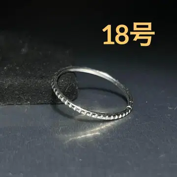 빈티지 패션 반지 실버 18호 스파이크 장식 심플 반지