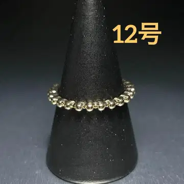 빈티지 패션 반지 골드 12호 비즈 장식 심플 반지