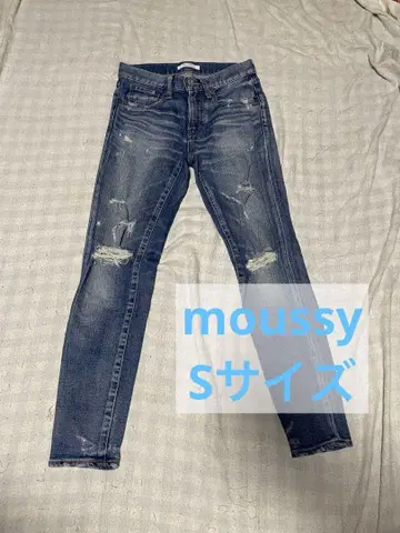 moussy iSKO COMFORT 스키니 블루 S 사이즈 깔끔