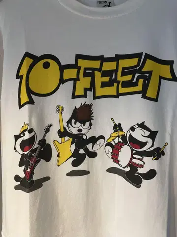 레어 10-FEET 콜라보 캐릭터 티셔츠 M 사이즈 FELIX