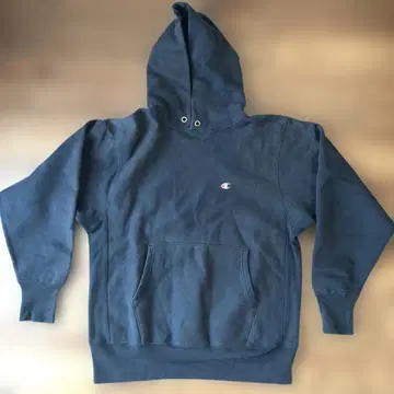 90s Champion 챔피온 리버스 위브 블랙 무지 후드티