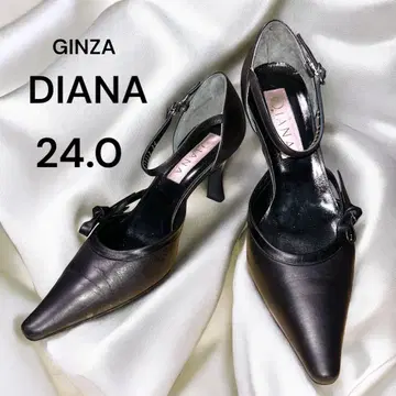 [새상품급] GINZA DIANA 긴자 다이애나 본점 앵클 스트랩 펌프스