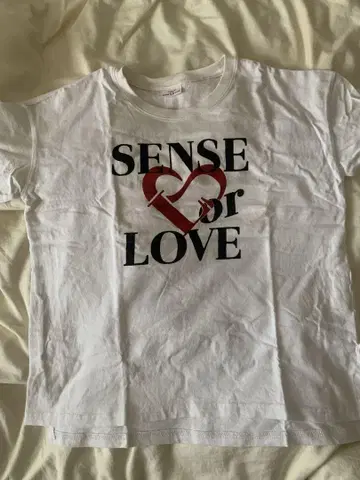 SENSE or LOVE 반팔 티셔츠 화이트