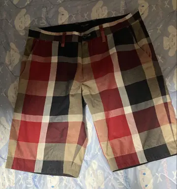 BLACK LABEL CRESTBRIDGE 체크 무늬 숏팬츠 L
