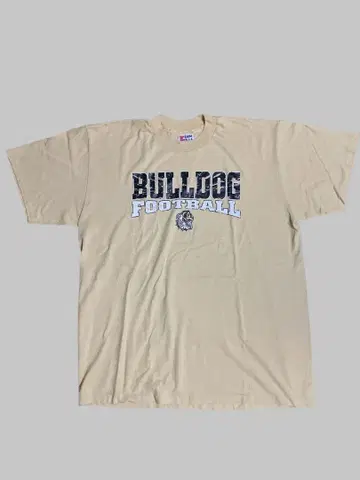BULLDOG FOOTBALL 구제 의류 T셔츠