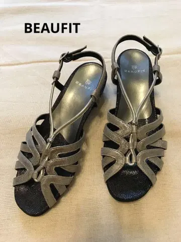 BEAUFIT 샌들 실버 24cm