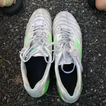 Mizuno 축구 스파이크 화이트/그린 27.0
