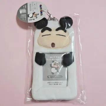짱구는 못말려 봉제 인형 트레이딩 카드 홀더 판다