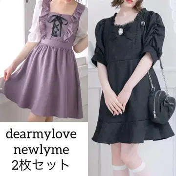 이득 2매 세트 dearmylove 2매 세트 newlyme 원피스