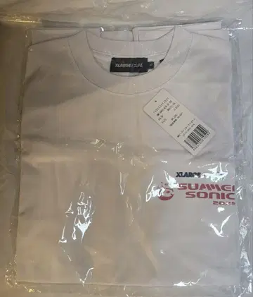 X-girl x X-Large 썸머 소닉 티셔츠 화이트 S 사이즈