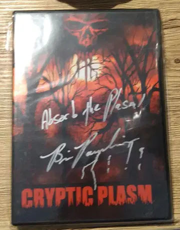 CRYPTIC PLASM 사인 포함 dvd 고어 영화