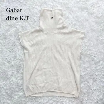 개버딘케이티 프렌치 슬리브 니트 일본제 터틀넥 울 혼방