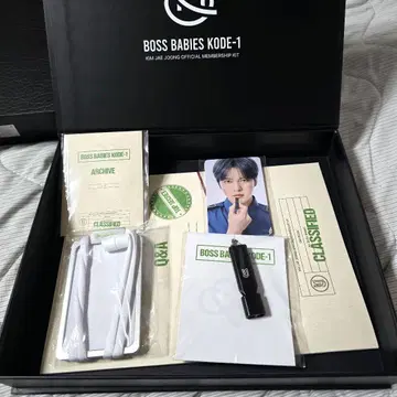 재중 KODE-1 BOSS BABIES 멤버십 특전 KIT