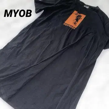 양품 MYOB m.y.o.b nyc 반팔 티셔츠 원피스 블랙
