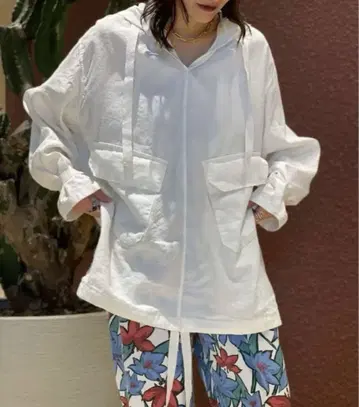 6(ROKU) 로쿠 linen nylon pullover