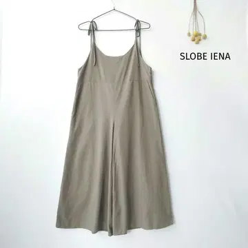 SLOBE IENA 캐미 와이드 멜빵바지 새상품급 프리 슬로브 이에나