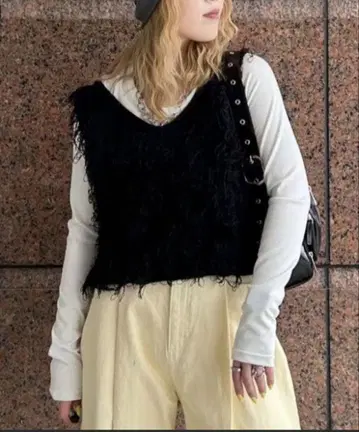 JEANASIS 루프 프린지 얀 NS 블랙