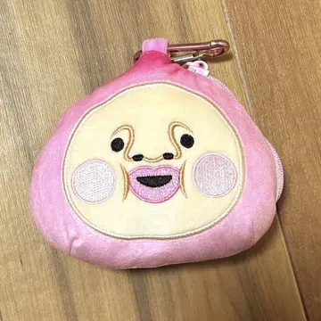 카쿠레모모지리 페이스 파우치 카라비너 포함 봉제 인형