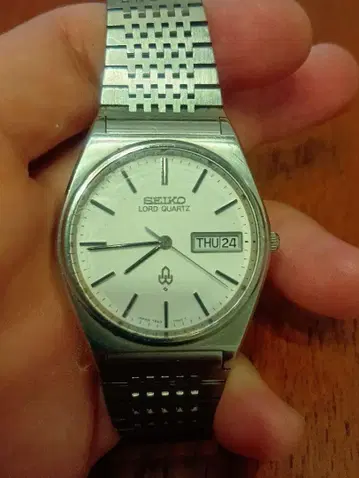 정크 70년대 빈티지 SEIKO 로드 쿼츠 달력