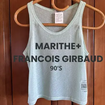 미사용 MARITHE+FRANCOIS GIRBAUD 슬리브리스 티셔츠