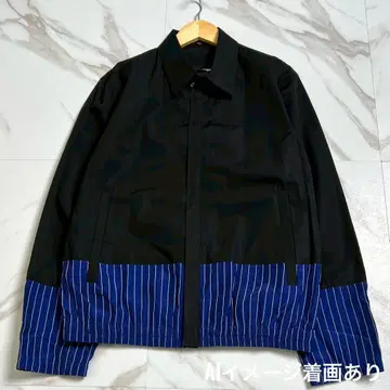 컨디션 최상 13SS JIL SANDER 셔츠 블루종 절개 코튼 L