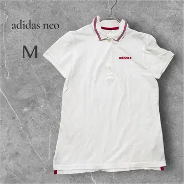 [ 아디다스 neo ] adidas neo 반팔 피케 셔츠 M 화이트